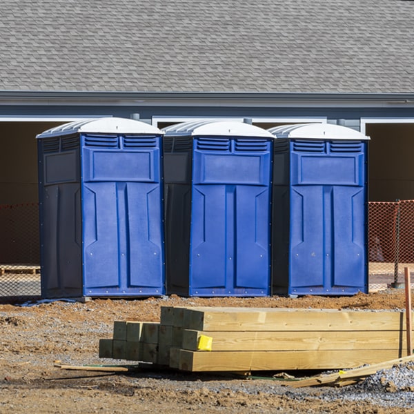 is there a specific order in which to place multiple portable restrooms in McNab